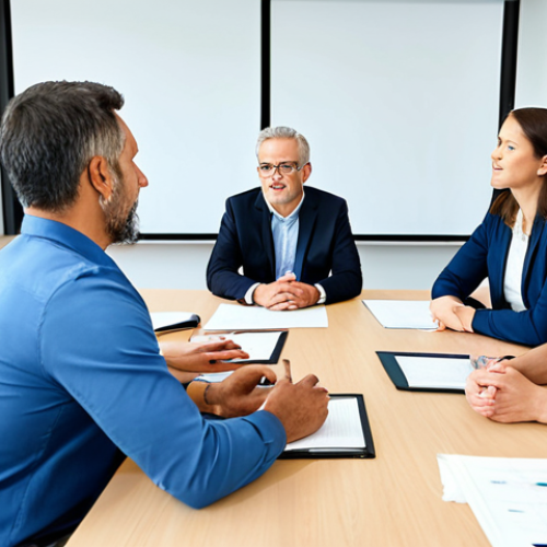 **

"A diverse group of fully clothed professionals engaged in active listening during a workshop, appropriate attire, safe for work, modern conference room setting, well-formed hands, proper finger count, perfect anatomy, correct proportions, natural pose, professional environment, family-friendly, high quality, professional photography."

**
