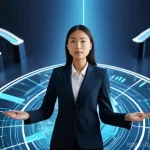 Home 10 비즈니스 코칭과 업무 우선순위 설정 - **Image Prompt: Guiding Through the AI Tsunami**
A diverse group of professionals, impeccably dr...