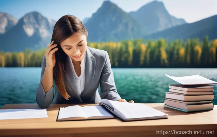 비즈니스 코칭과 업무 우선순위 설정 - **Image Prompt: Unlocking Clarity in Business Coaching**
    Inside a brightly lit, contemporary off...